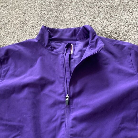 Team 365 Purple Full Zip Windbreaker Jacket SIZE L - Picture 3 of 4